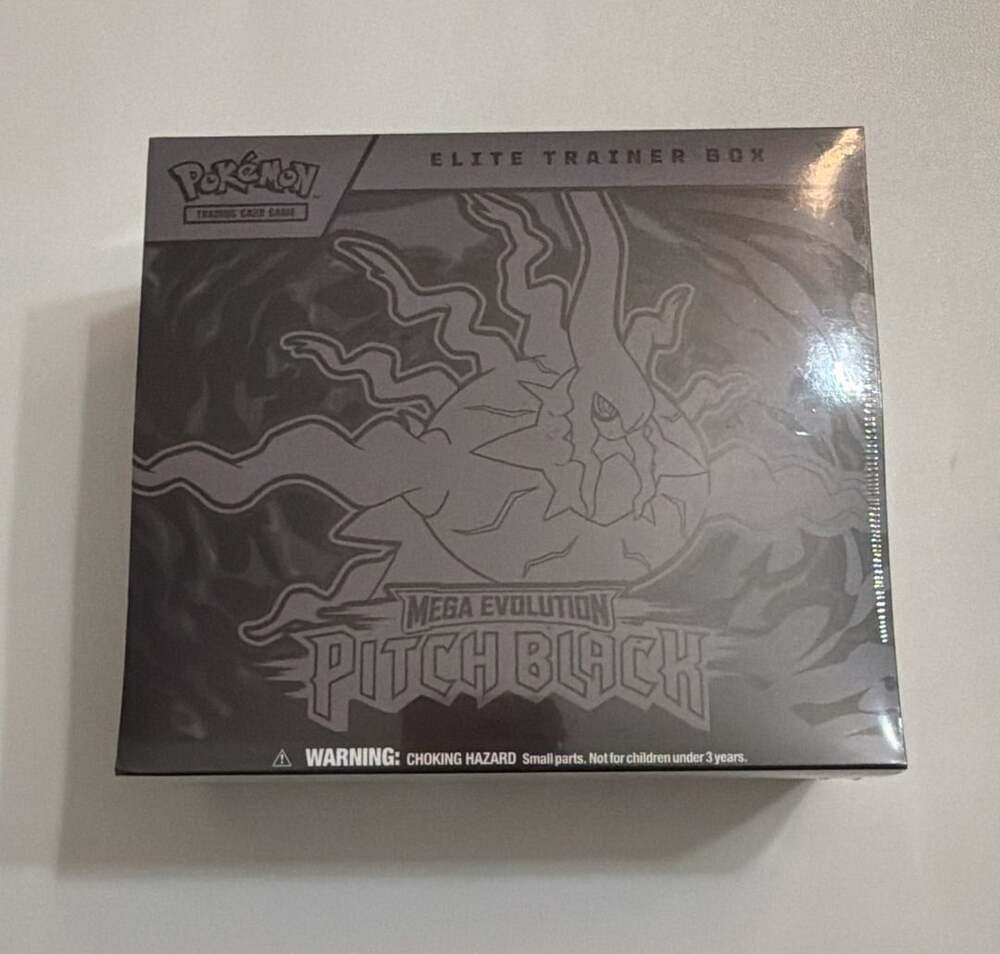 Pokemon TCG Mega Evolution Pitch Black Elite Trainer Box Factory Sealed